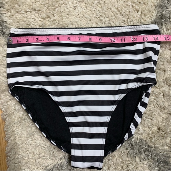 Albion Fit Stripies 101 High-Waisted Swim Bottoms - Picture 7 of 8